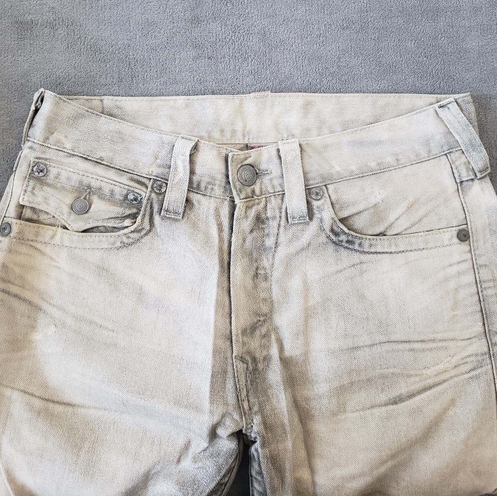 Levi's distressed jeans